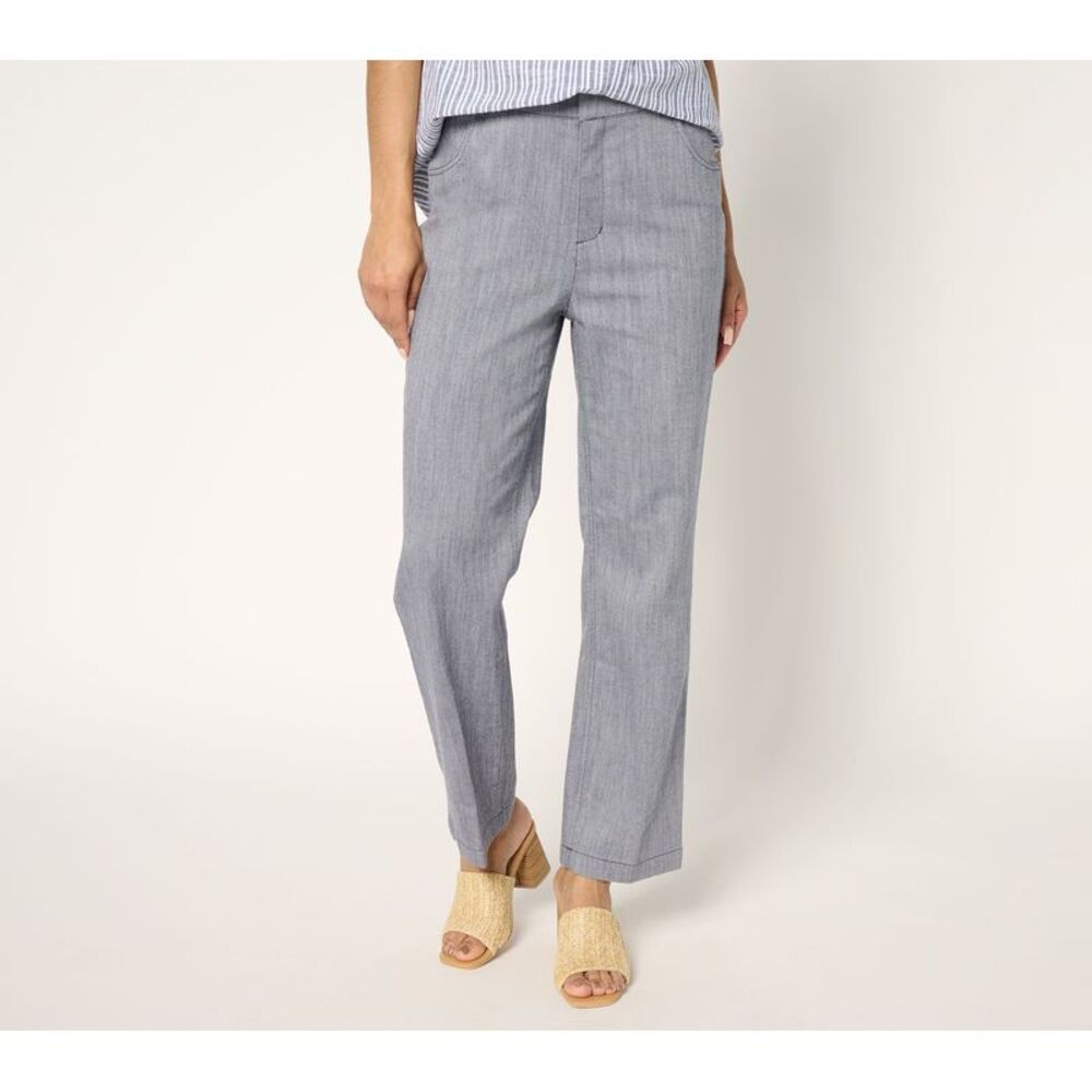 SUNNYLiFE Women's Pants Sz 14 Twill Ankle Pant Blue A693056